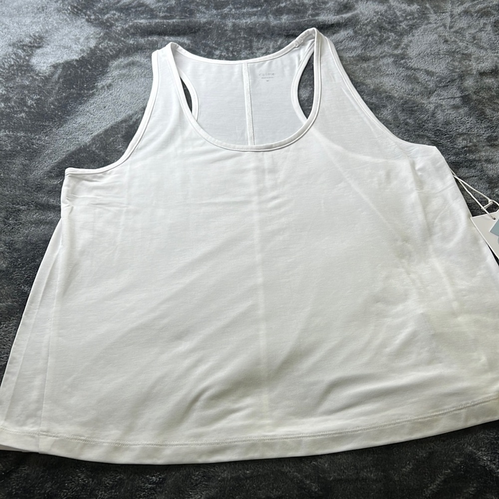 ⭐️Calme By Johnny Was Effect Racerback Tank - NWT size med COLOR BWH